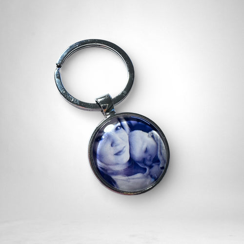 1 inch custom photo keychain